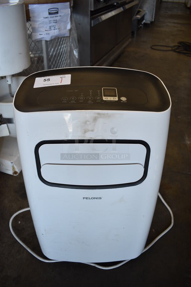Pelonis PAP10R1BWT Metal Portable Air Conditioner on Casters. 115 Volts, 1 Phase. 16x12x28. Tested and Working!