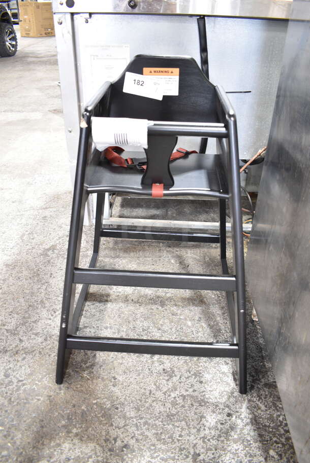 BRAND NEW SCRATCH AND DENT! Lancaster Table & Seating 164WHCASE Wooden High Chair.  - Image 1 of 6