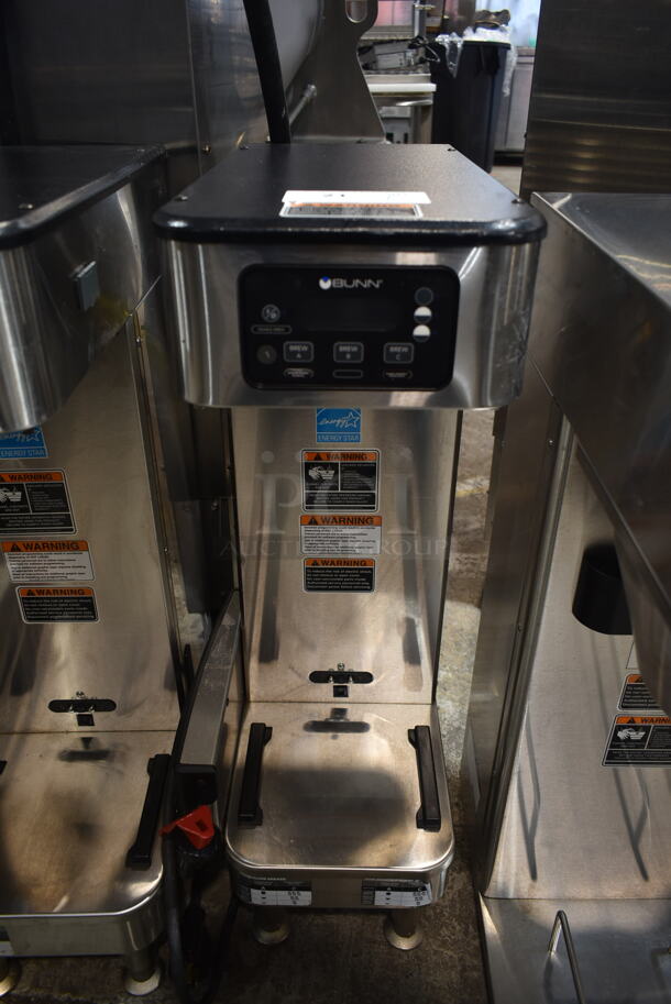2020 Bunn ICB SH ENERGY STAR Stainless Steel Commercial Countertop Iced Tea Machine w/ Hot Water Dispenser. 120/208 Volts, 1 Phase.  - Image 1 of 4