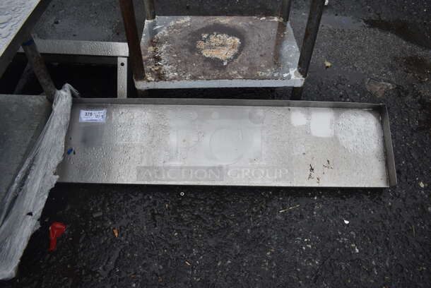 Metal Wall Mount Shelf w/ Brackets. 48x12x9 - Image 2 of 3