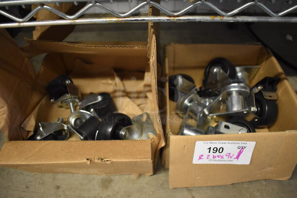 ALL ONE MONEY! Lot of 9 Various Commercial Casters