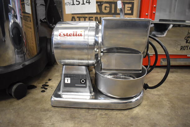 BRAND NEW IN BOX! Estella 348CG12 Stainless Steel Commercial Countertop Grater. 120 Volts, 1 Phase. 11x7x11. Tested and Working! - Image 3 of 5