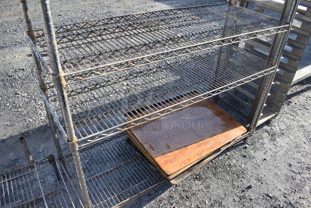 Metro Chrome Finish 5 Tier Wire Shelving Unit. BUYER MUST DISMANTLE. PCI CANNOT DISMANTLE FOR SHIPPING. PLEASE CONSIDER FREIGHT CHARGES. 50x18x60 - Image 3 of 4