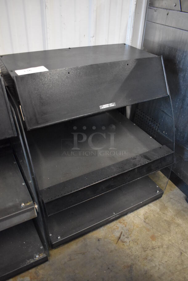 Metal Commercial Countertop Heated 2 Tier Display Case Merchandiser. 26x21x28.5. Cannot Test Due To Plug Style - Image 2 of 4