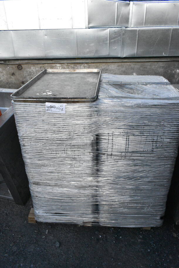 200 Metal Full Size Baking Pans. 200 Times Your Bid!  - Image 1 of 2