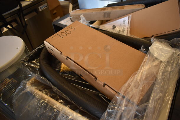 BRAND NEW SCRATCH AND DENT! Ice-O-Matic IOD150 Metal Commercial Countertop 22" Wide Countertop Ice Dispenser 150 lb. Capacity. 115 Volts, 1 Phase.  - Image 3 of 6