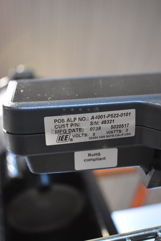 Micros 15" POS Monitor, Epson M129H Receipt Printer, Credit Card Reader, Barcode Scanner and Metal Cash Drawer - Image 5 of 8