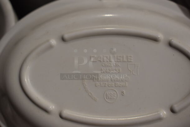 ALL ONE MONEY! Lot of 2 Gray Bus Bins of Various Poly Plates, Bowls and Dishes. Includes 9x9x1, 8x8x1, 8.5x5.5x2, 6x4.5x1 - Image 4 of 5