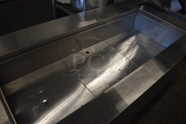 CustomCool Stainless Steel Commercial Station. 60x35x57. Cannot Test - Unit Was Previously Hardwired - Image 4 of 10