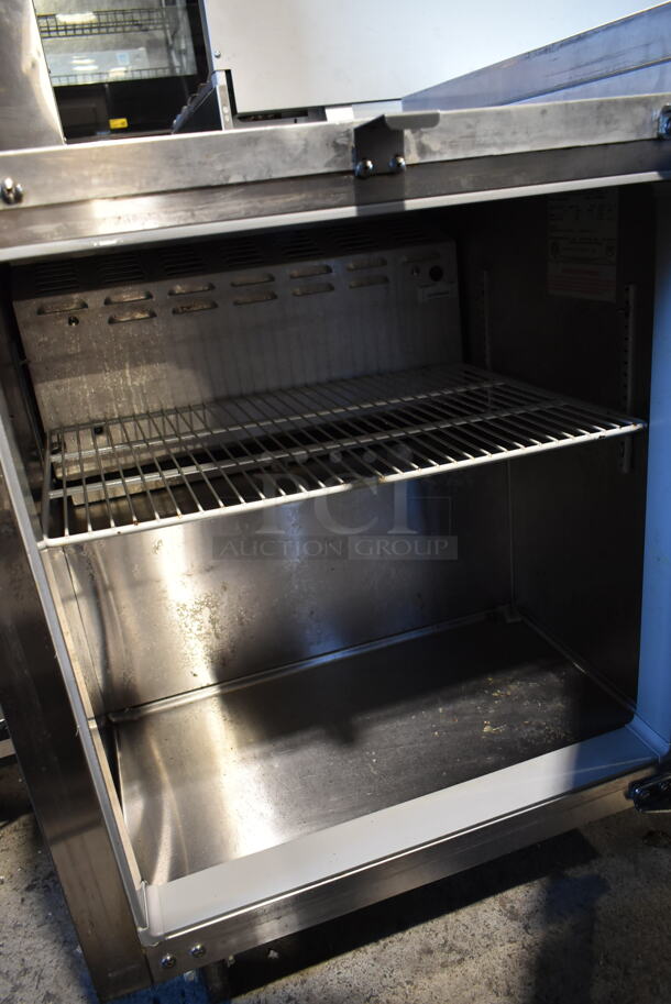 Continental DLUC27-SS Stainless Steel Commercial Single Door Undercounter Cooler on Commercial Casters. 115 Volts, 1 Phase. Tested and Powers On But Does Not Get Cold - Image 3 of 5