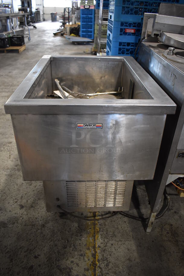 Davmor R-L on F-I Stainless Steel Commercial Cold Pan Drop In on Commercial Casters. 115 Volts, 1 Phase. 24.5x34.5x32. Tested and Does Not Power On - Image 2 of 7