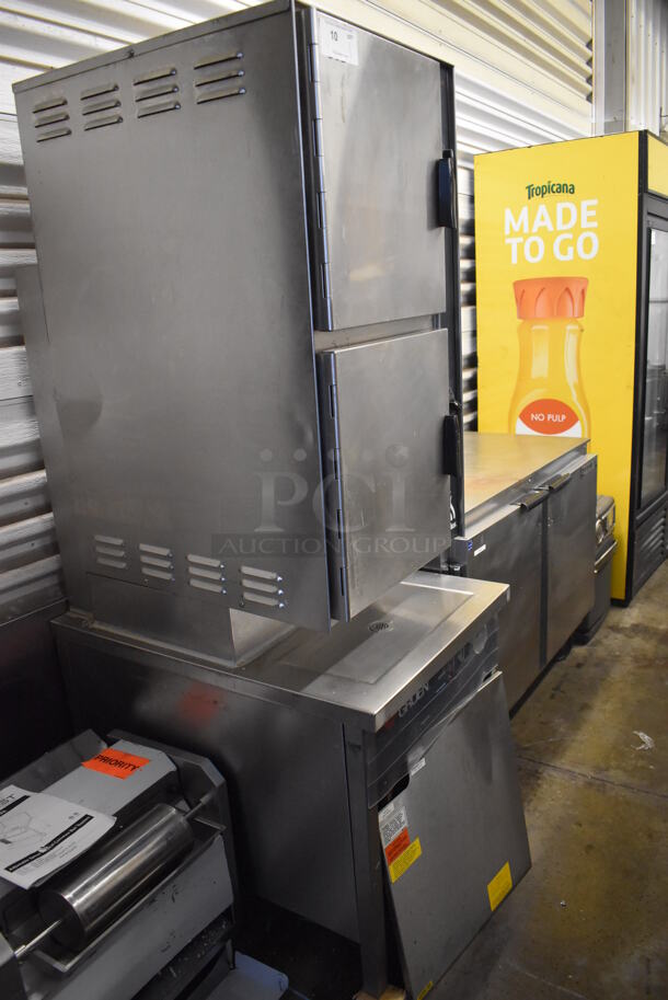 Groen HY-10SG HyPlus Stainless Steel Commercial Natural Gas Powered 2 Deck Steam Cabinet. 24x34x72.5 - Image 2 of 7
