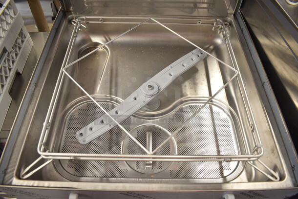 BRAND NEW SCRATCH AND DENT! 2023 Hobart EDH Stainless Steel Commercial Electric High Temperature Door-Type Dishwasher with Booster Heater. 208-240 Volts, 3 Phase.  - Image 5 of 9