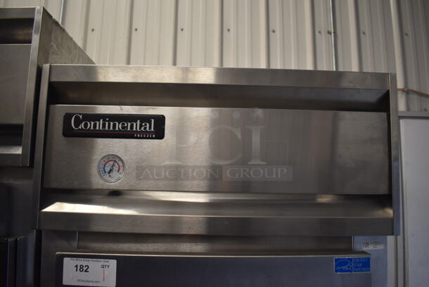 Continental 1FE Stainless Steel Commercial Single Door Reach In Freezer. 115 Volts, 1 Phase. 28.5x36x77.5. Tested and Working! - Image 3 of 5