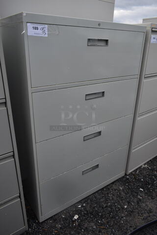 Metal 4 Drawer Filing Cabinet.