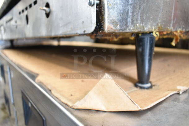 Rankin-Delux RDGM-60-B Stainless Steel Commercial Countertop Natural Gas Powered Flat Top Griddle. 24,000 BTU.  - Image 5 of 5