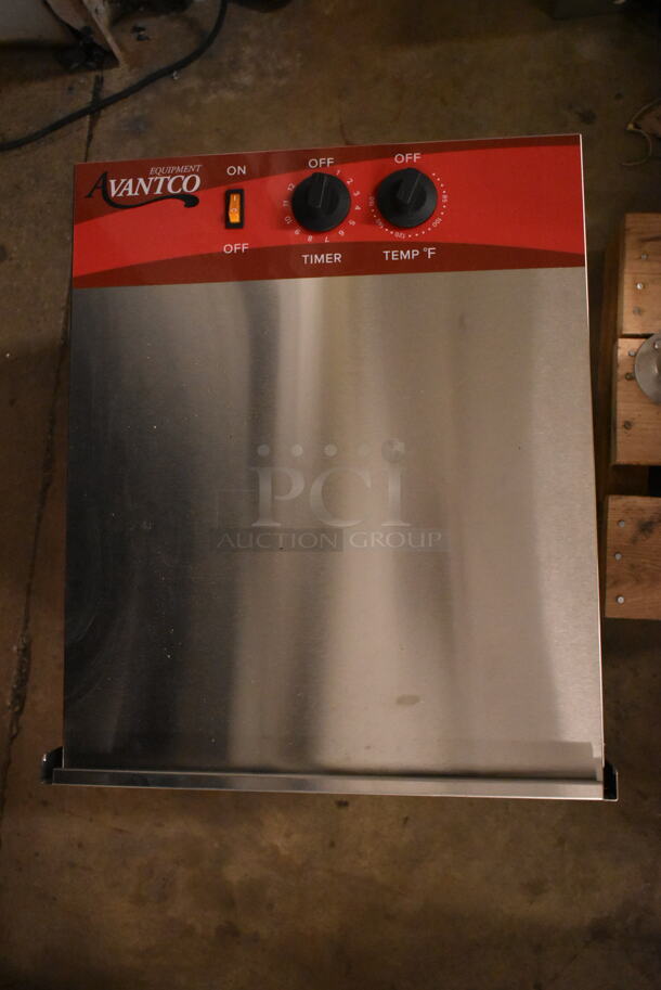 BRAND NEW SCRATCH AND DENT! 2023 Avantco 177EG30N Stainless Steel Commercial Countertop Ten Tray Food Dehydrator with Removable Door. 120 Volts, 1 Phase. Tested and Working!
 - Image 5 of 7