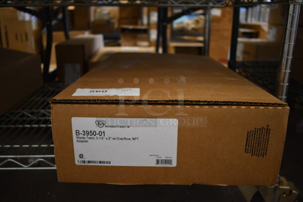 BRAND NEW IN BOX! T&S B-3950-01 Waste Twist Drain - Image 4 of 4
