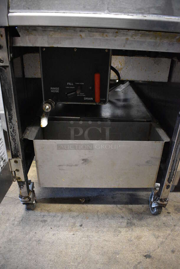 BKI LPF-F Stainless Steel Commercial Floor Style Electric Powered Pressure Fryer on Commercial Casters. 208 Volts, 3 Phase. 18.5x37.5x49 - Image 8 of 9