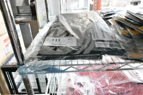 2 BRAND NEW SCRATCH AND DENT! Items Including 169HS1803XL Henry Segal Men's Customizable Black Long Sleeve Dress Shirt - XL and 511P31 San Jamar P31 Neoprene Black One Size Fits Most 31" Shoulder-Length Gloves with Cotton Lining. 2 Times Your Bid!  - Image 2 of 7