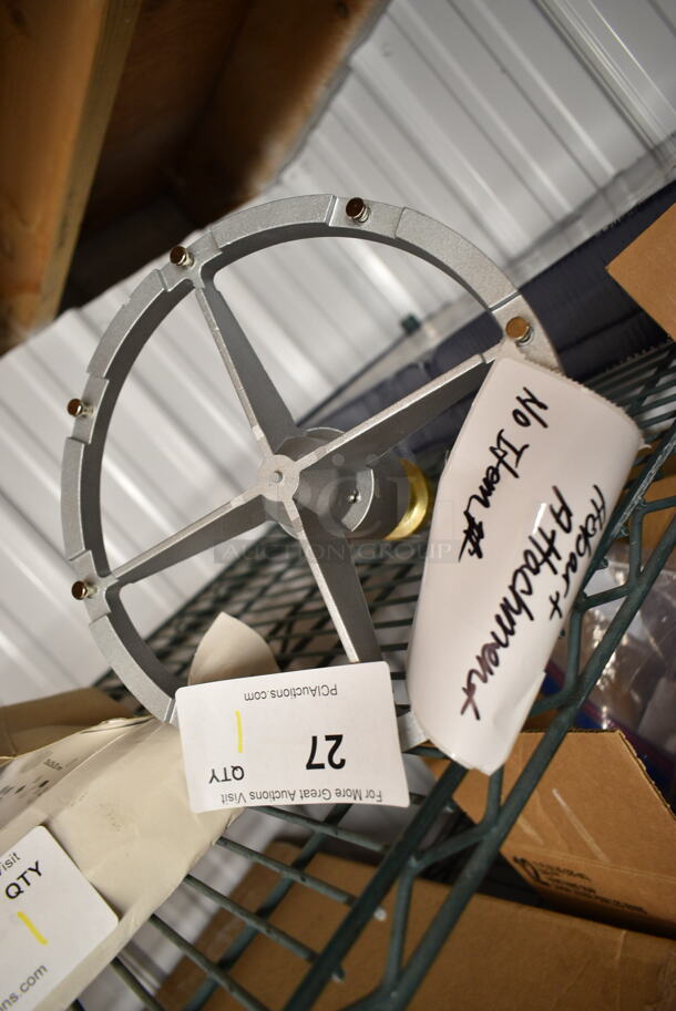 BRAND NEW SCRATCH AND DENT! Metal Blade Frame for Pelican Head for Hobart Mixer.  - Image 3 of 5