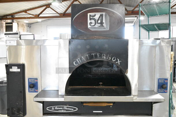 2019 Bakers Pride FC-516 Metal Commercial Natural Gas Powered Il Forno Pizza Oven on Metal Legs. 140,000 BTU.  - Image 3 of 10