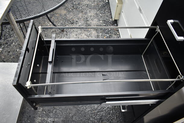 Black Metal 4 Drawer Filing Cabinet. - Image 3 of 5