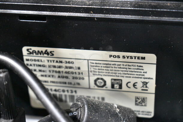 9 Various Items Including Sam4S Titan-360 POS Monitor, 2 Epson M129H Receipt Printer, Smart550USB,  Keyboard, Computer Mouse, 2 Metal Cash Drawers. 9 Times Your Bid!  - Image 5 of 12