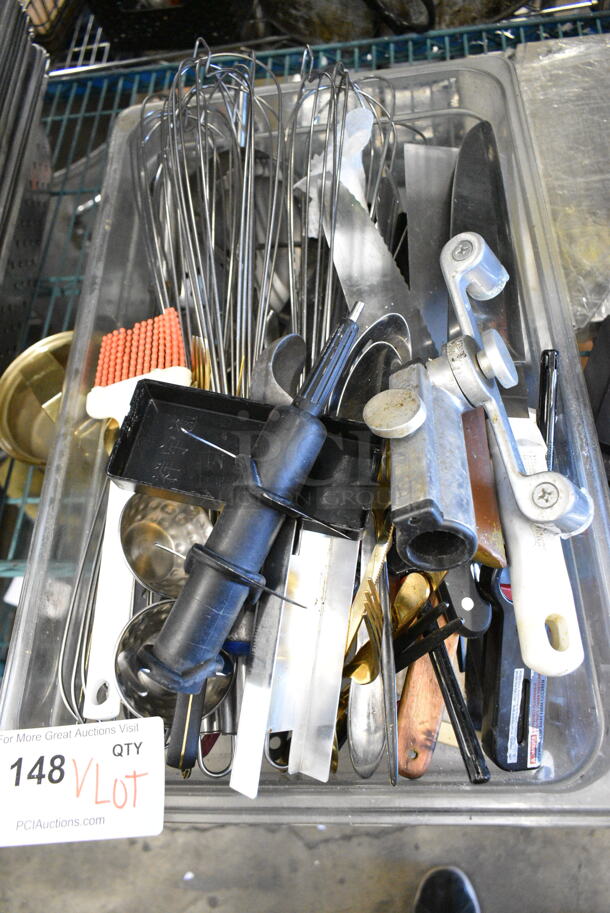 ALL ONE MONEY! Lot of Various Items Including Utensils and Metal Cups - Image 5 of 10