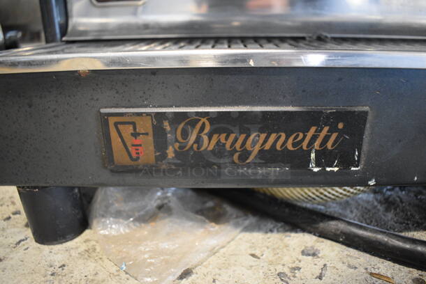 Brugnetti Model Meta Stainless Steel Commercial Countertop 2 Group Espresso Machine w/ 3 Portafilters and Steam Wands. 230 Volts. 27.5x21.5x19.5 - Image 6 of 7