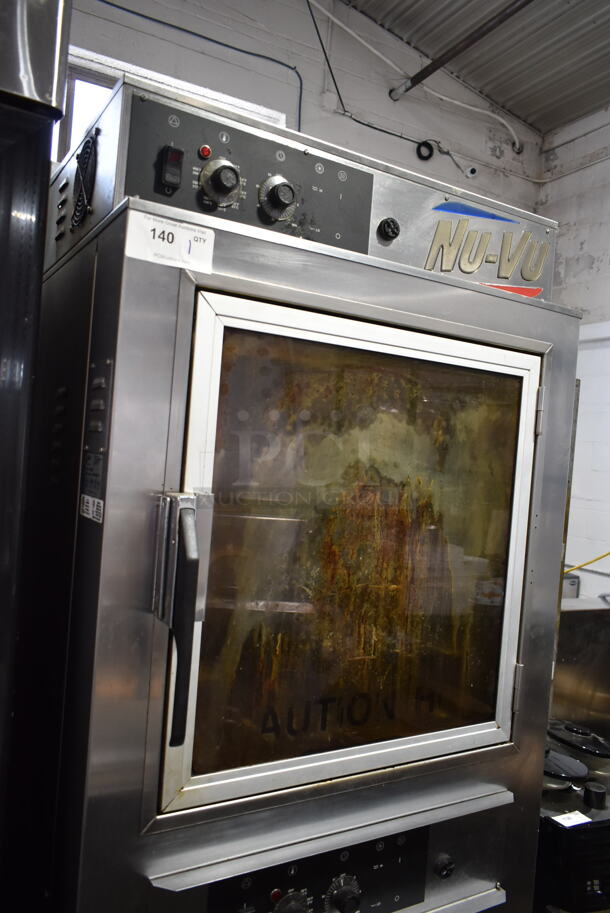 Nu Vu UB-E5/5 Stainless Steel Commercial Electric Powered Oven Proofer on Commercial Casters. 208 Volts, 3 Phase.  - Image 2 of 6