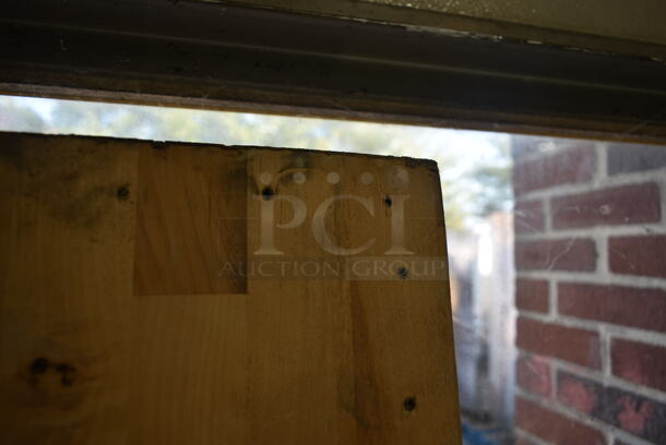 Butcher Block Wooden Tabletop. - Image 3 of 4