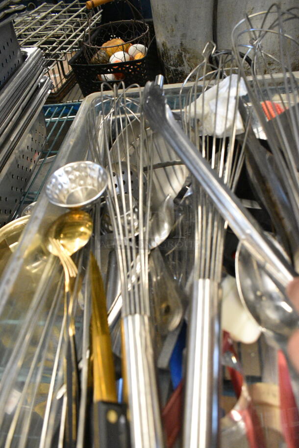 ALL ONE MONEY! Lot of Various Items Including Utensils and Metal Cups - Image 8 of 10