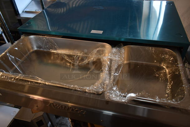 BRAND NEW SCRATCH AND DENT! 2023 Avantco 177BW48 Stainless Steel Commercial Single Drawer Hot Dog Bun Warming Drawer. 120 Volts, 1 Phase. Tested and Working! - Image 5 of 6