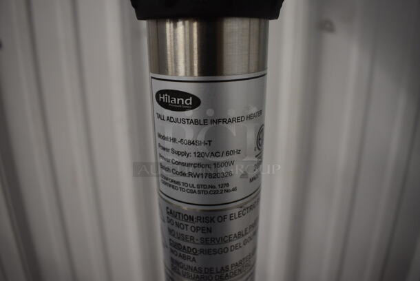 Hiland Model HIL-6084SH-T Stainless Steel Adjustable Infrared Heater. 120 Volts, 1 Phase. 25x25x69 - Image 4 of 5