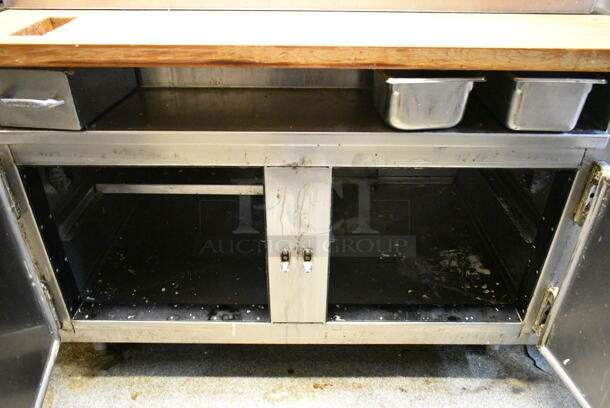 Stainless Steel Commercial Sandwich Salad Prep Table Bain Marie Mega Top. 115 Volts, 1 Phase. This Unit Was In Working Condition When the Restaurant Closed. (kitchen) - Image 3 of 4