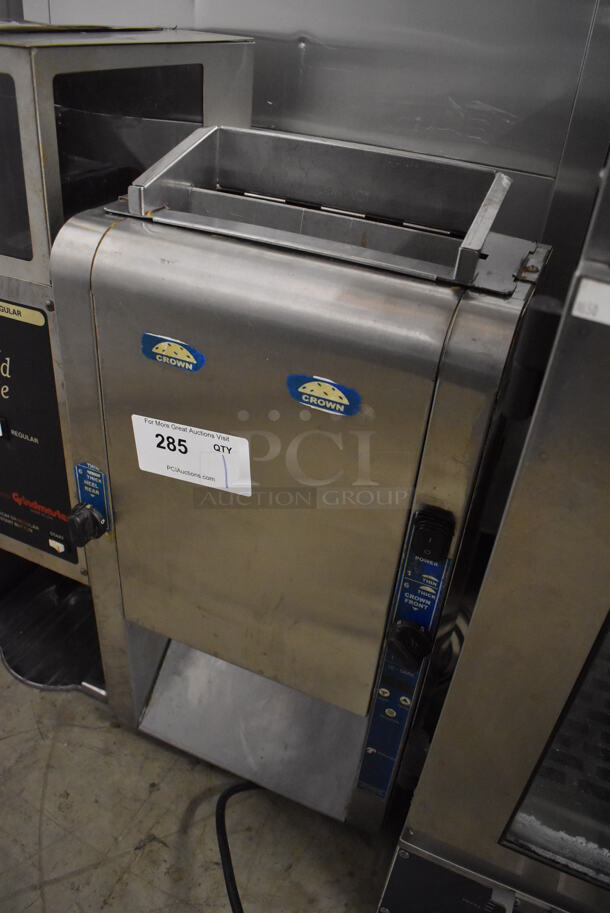 Roundup Stainless Steel Commercial Countertop Vertical Contact Toaster. 115 Volts, 1 Phase. 13x10x25. Tested and Working! - Image 3 of 7