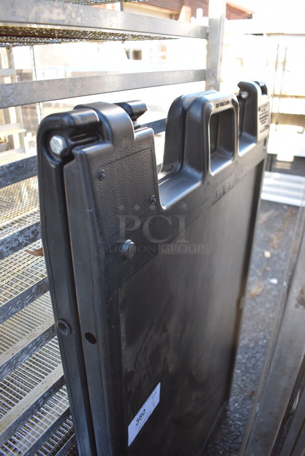 Black Poly A Frame Sidewalk Sign. 27x33x43 - Image 2 of 3