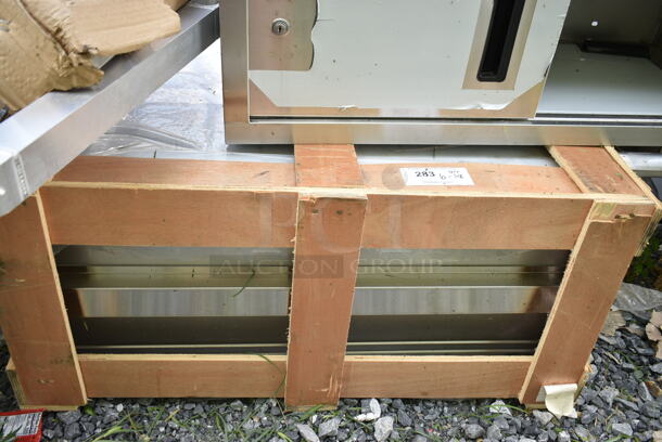 BRAND NEW SCRATCH AND DENT! Regency 600WCS1536 36" Stainless Steel Wall Cabinet with Sliding Doors - Image 2 of 3