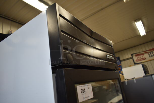 2019 Habco SE18 Metal Commercial Single Door Reach In Cooler Merchandiser. 115 Volts, 1 Phase. Tested and Working! - Image 3 of 5