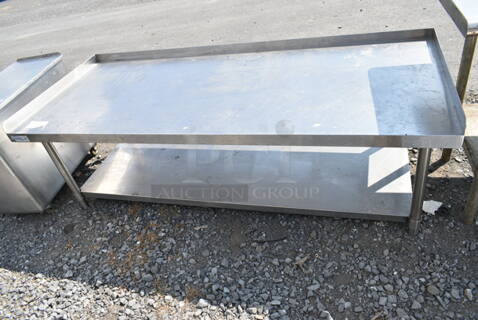 Stainless Steel Equipment Stand w/ Metal Under Shelf. 