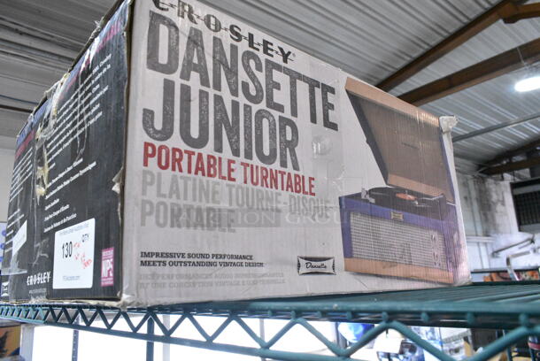 4 IN ORIGINAL BOX! Items Including SLBALBRD Anti Fatigue Balance Board, Crosley Dansette Junior Portable Turntable, Pyle PSBT85A PA Speaker, SereneLife Body Spa Massage. 4 Times Your Bid!  - Image 4 of 6