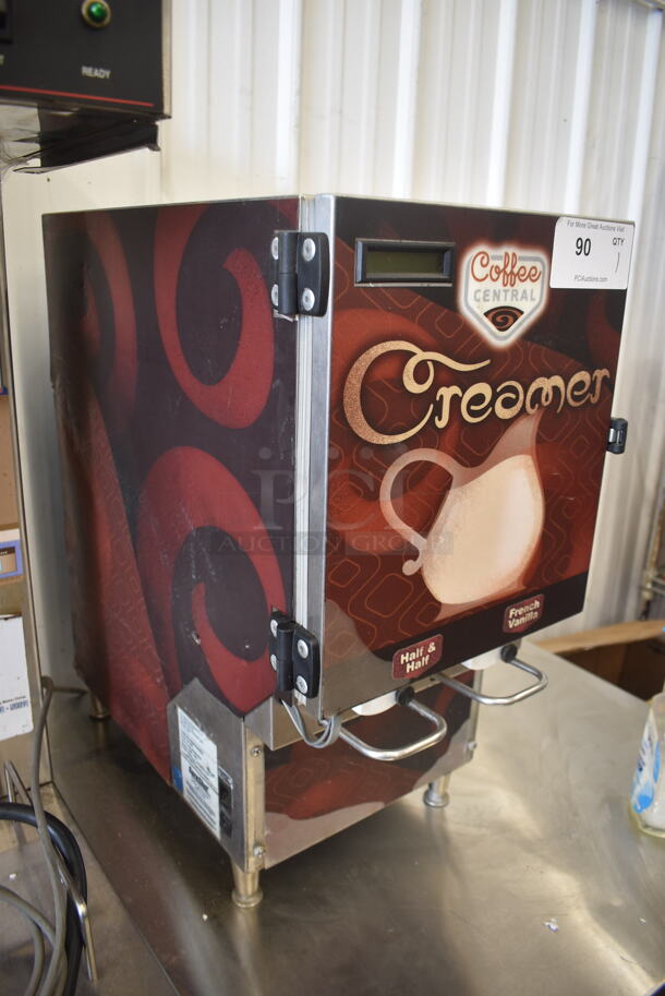 Sure Shot AC 220 Commercial Countertop Milk/Cream Liquid Dispenser On Galvanized Legs. Tested and Working! - Image 2 of 5