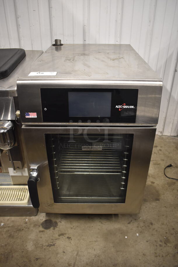 2017 Alto Shaam CTX4-10EC
Commercial Stainless Steel Gas Countertop Combitherm Oven With Steel Racks. 208-240V, 3 Phase. 