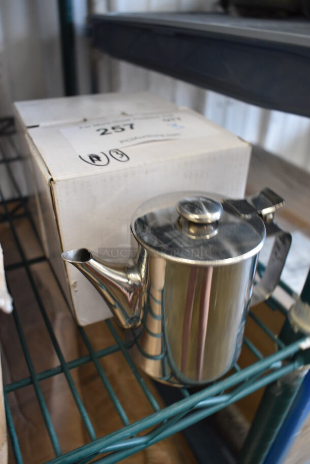 3 BRAND NEW IN BOX! Stainless Steel Pitchers. 5.5x3.5x4. 3 Times Your Bid! - Image 2 of 3