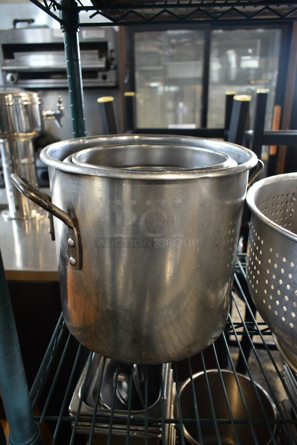 ALL ONE MONEY! Lot of Various Metal Bowls and Colander - Image 4 of 6