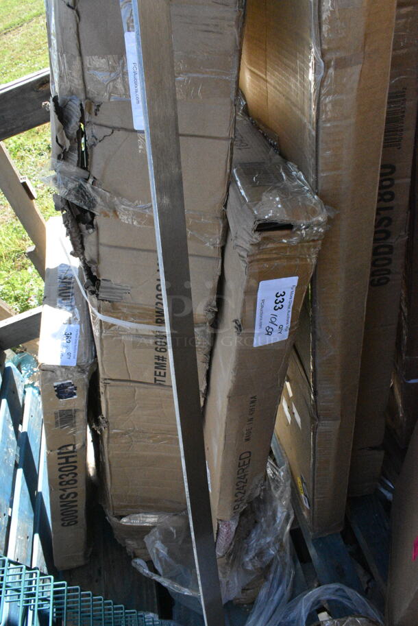 BRAND NEW SCRATCH AND DENT! Lancaster Table & Seating 164BA2424RED Alloy Series 24" x 24" Ruby Red Bar Height Outdoor Table. May Be Missing Pieces.  - Image 2 of 6