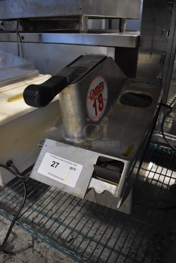 Dito Dean TR22 Metal Commercial Countertop Food Processor. 10x20x18. Tested and Does Not Power On - Image 1 of 8