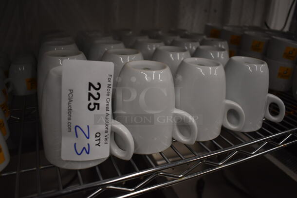 23 White Ceramic Mugs. 4.5x3.5x4. 23 Times Your Bid! - Image 4 of 8