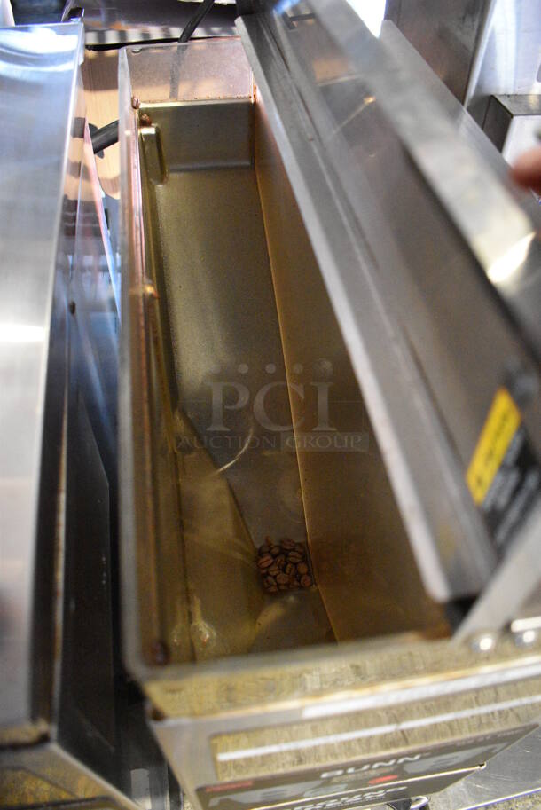 Bunn Model G9-2T DBC Stainless Steel Commercial Countertop Coffee Bean Grinder. 120 Volts, 1 Phase. 8.5x18.5x28. Tested and Working! - Image 6 of 7